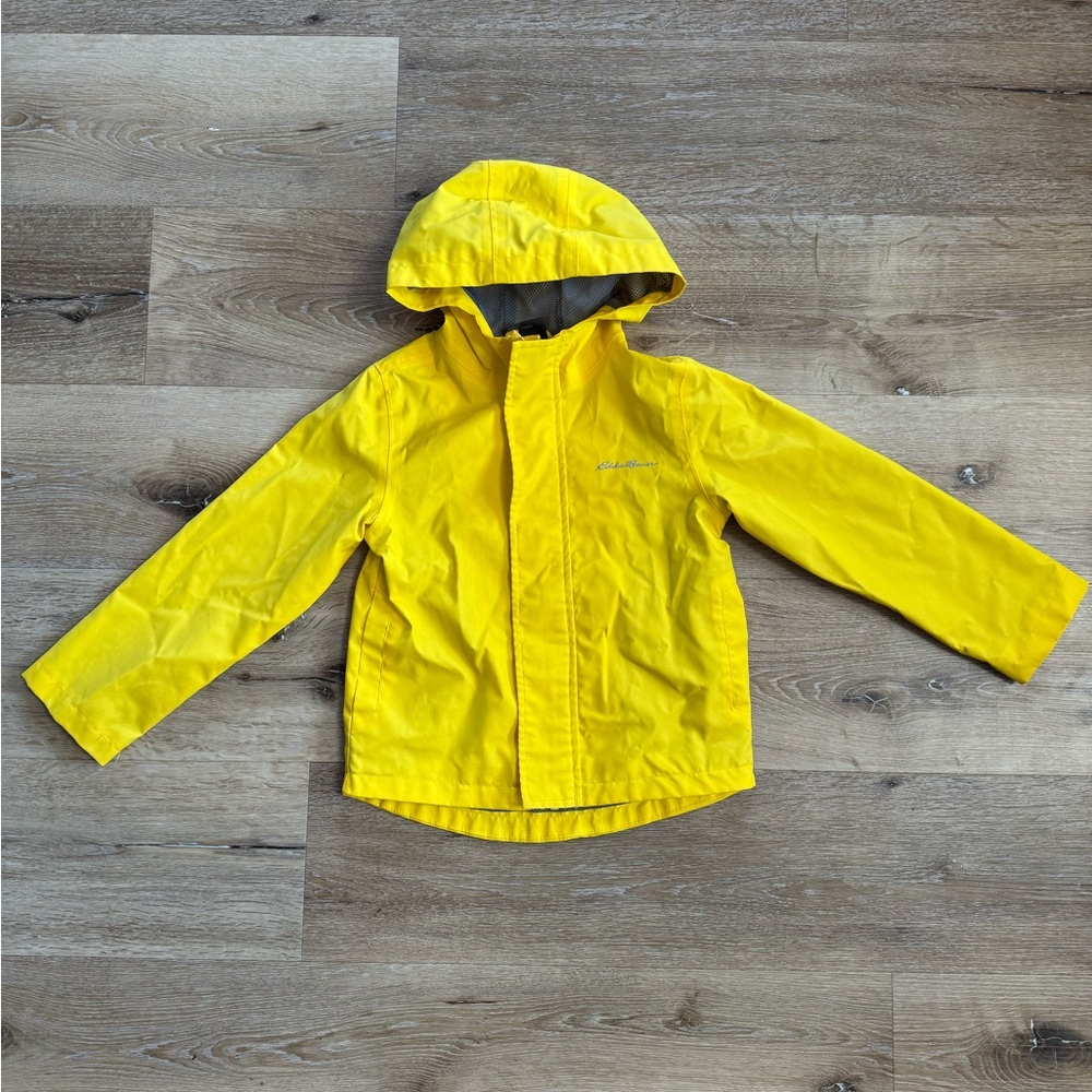 EDDIE BAUER | Kids Classic Yellow Raincoat | Size Small(6)